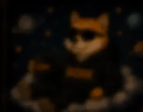 BORK floating among the stars in space